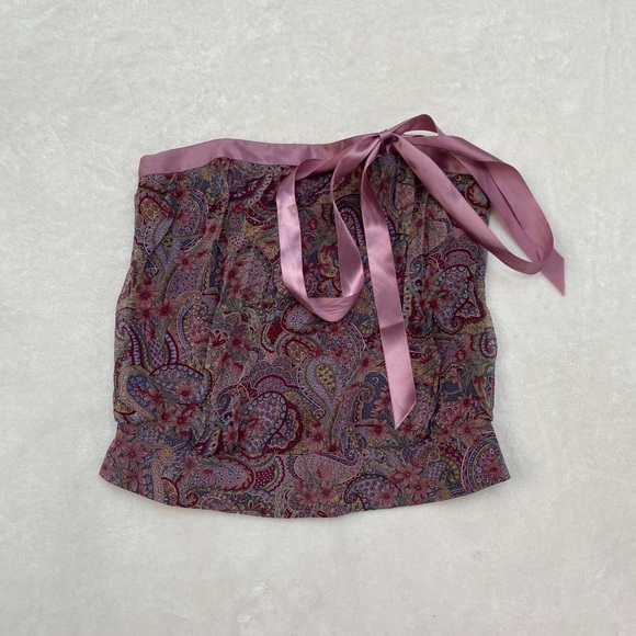 Floral corset with bow tie - Picture 2 of 3